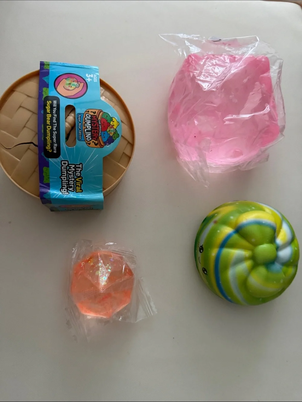 Mystery Dumplings Kids Toy Set - Pink & Green